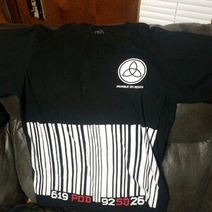 P.O.D. Payable On Death Barcode Shirt Small